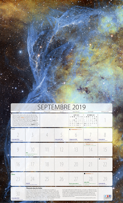 CALENDRIER 2019